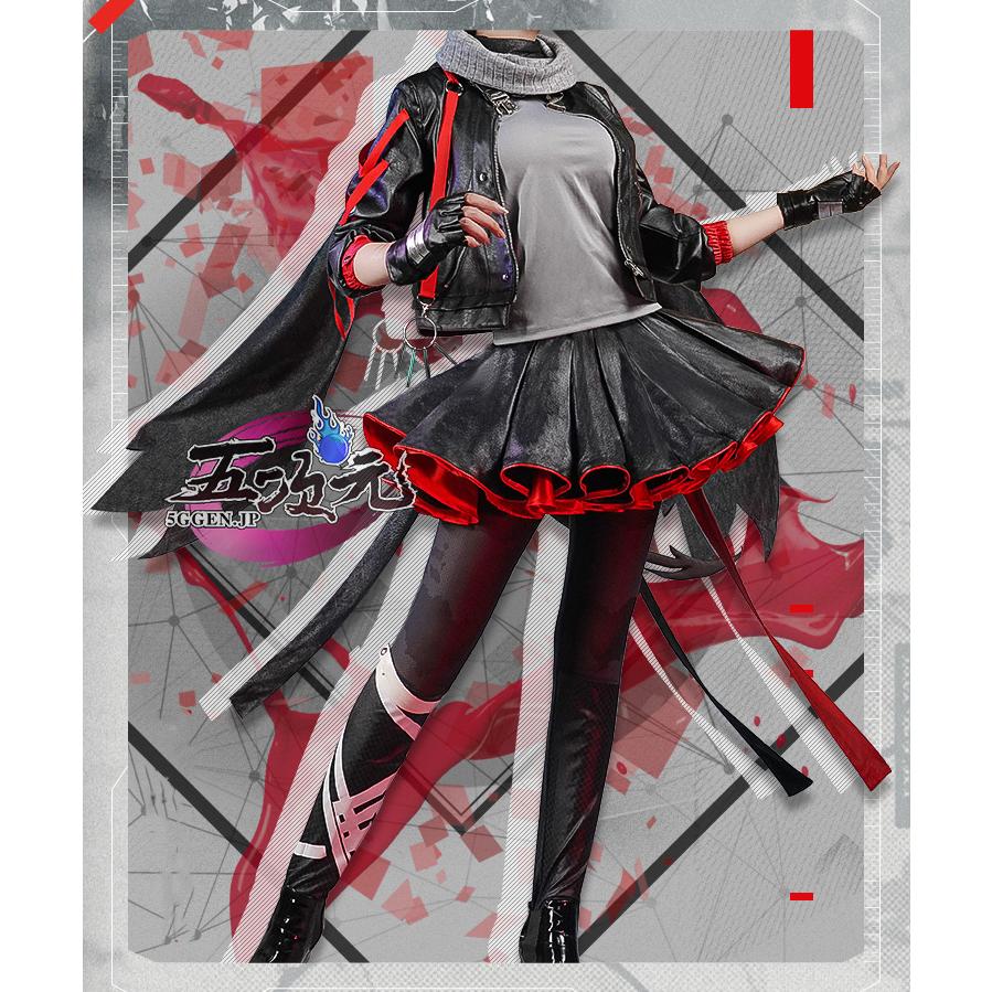 【大人気】三分妄想　アークナイツ (明日方舟) arknights　コスプレ　W　バベル　衣装　ウィッグ　追加可