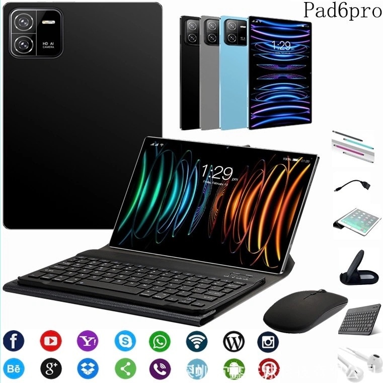 新品 タブレット pc 本体 android14 大画面 8GB+256GB 10インチ Wi-Fiモデル GPS 通話対応 2560*1600 IPS液晶 軽量 在宅勤務 ネット授業 android