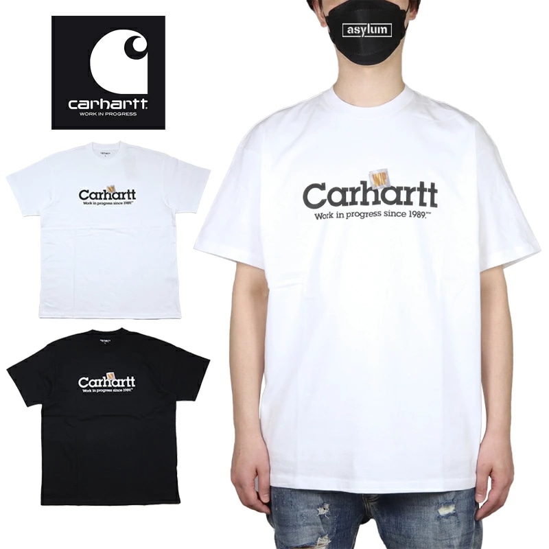 カーハート WIP Tシャツ CARHARTT WIP 半袖Tシャツ トップス メンズ レディース ブランド 大きいサイズ おしゃれ 白 黒