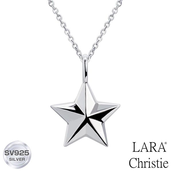 ネックレス レディース 18金 プラチナ 星 スター シルバー シルバー925 ブランド ステラ WHITE Label p5714-w LSC