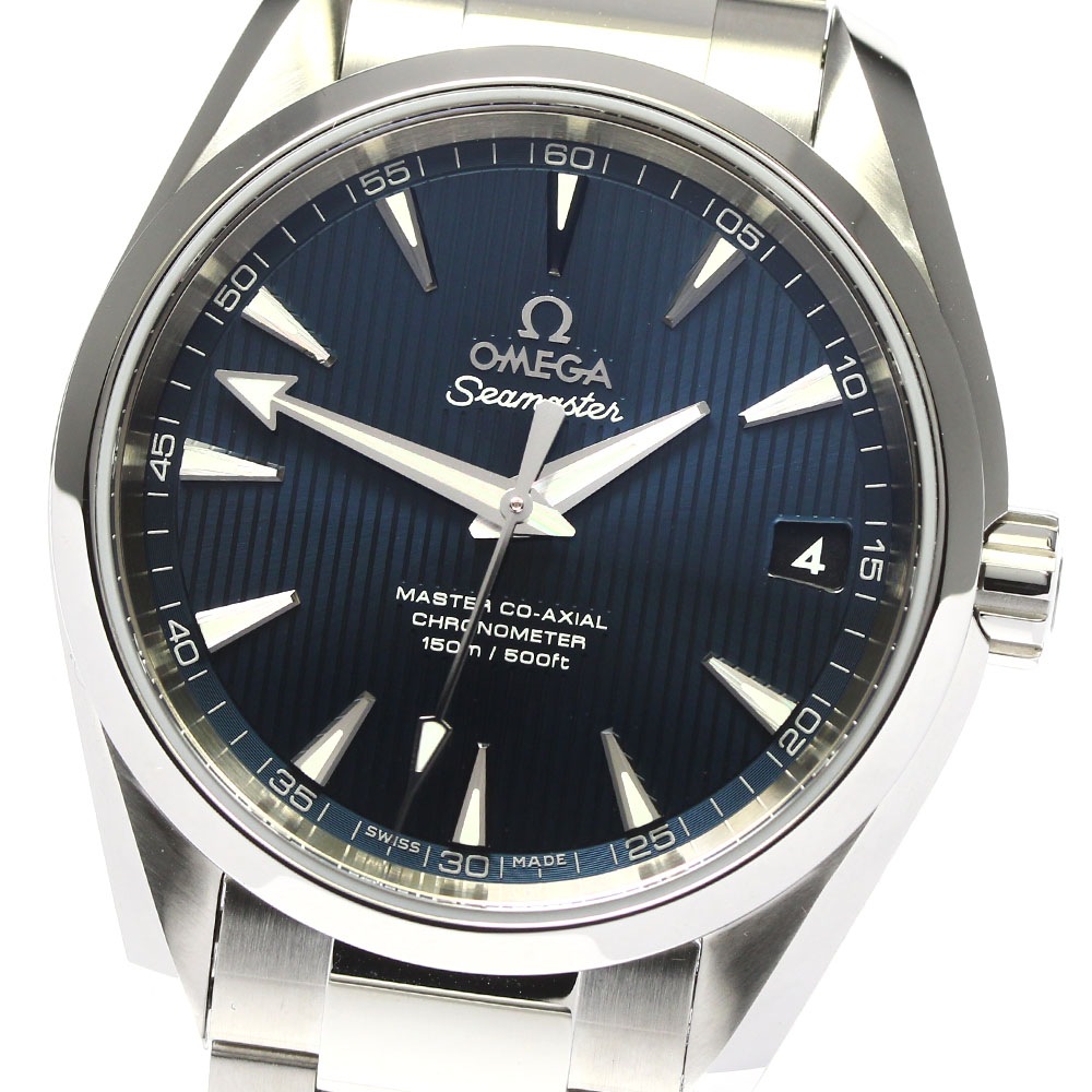 オメガ OMEGA 231.10.39.21.03.002 シーマスター アクアテラ 150Ｍ マスターコーアクシャル 自動巻き メンズ 極美品 箱保証書付き_798686【中古】