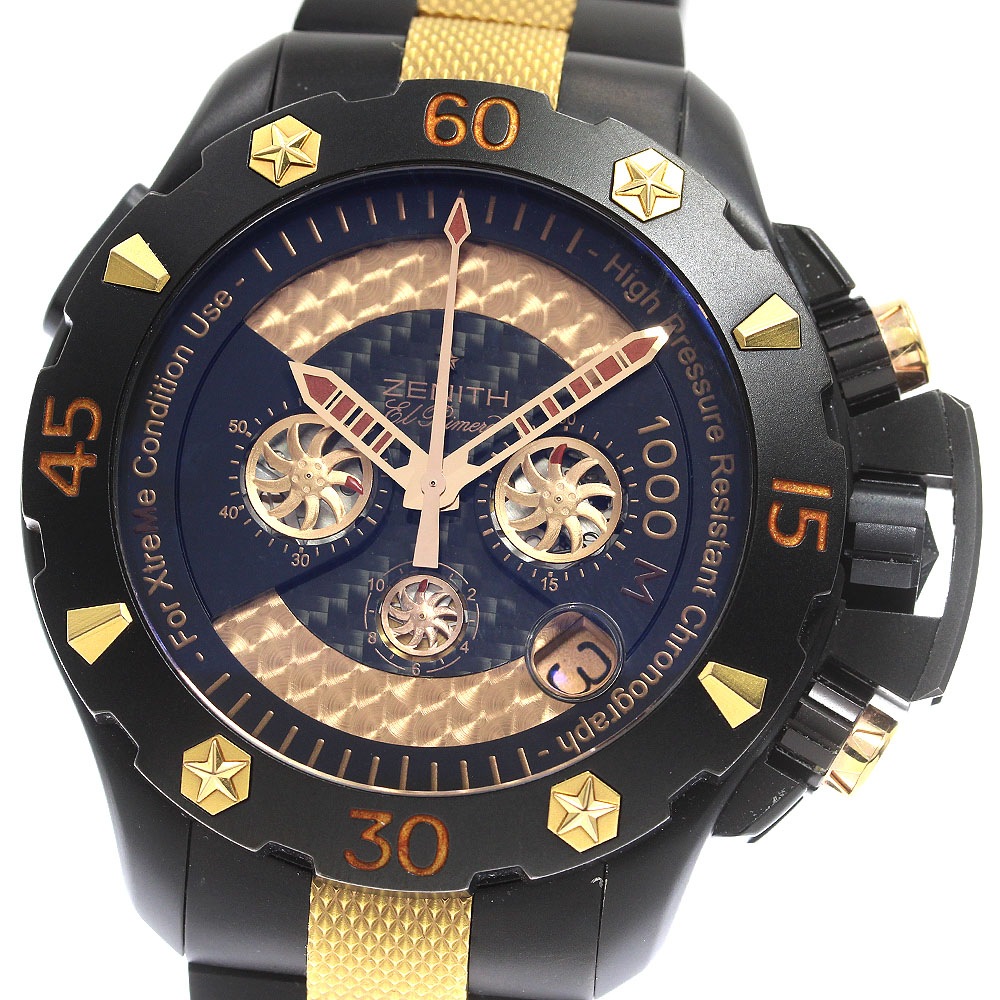 ゼニス ZENITH 96.0528.4000 デファイ エクストリーム クロノグラフ 自動巻き メンズ _799687【中古】