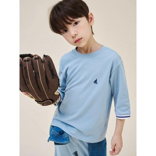 [BEANPOLE KIDS] 7部ピケ上下セット スカイブルー (BI5241U07Q)