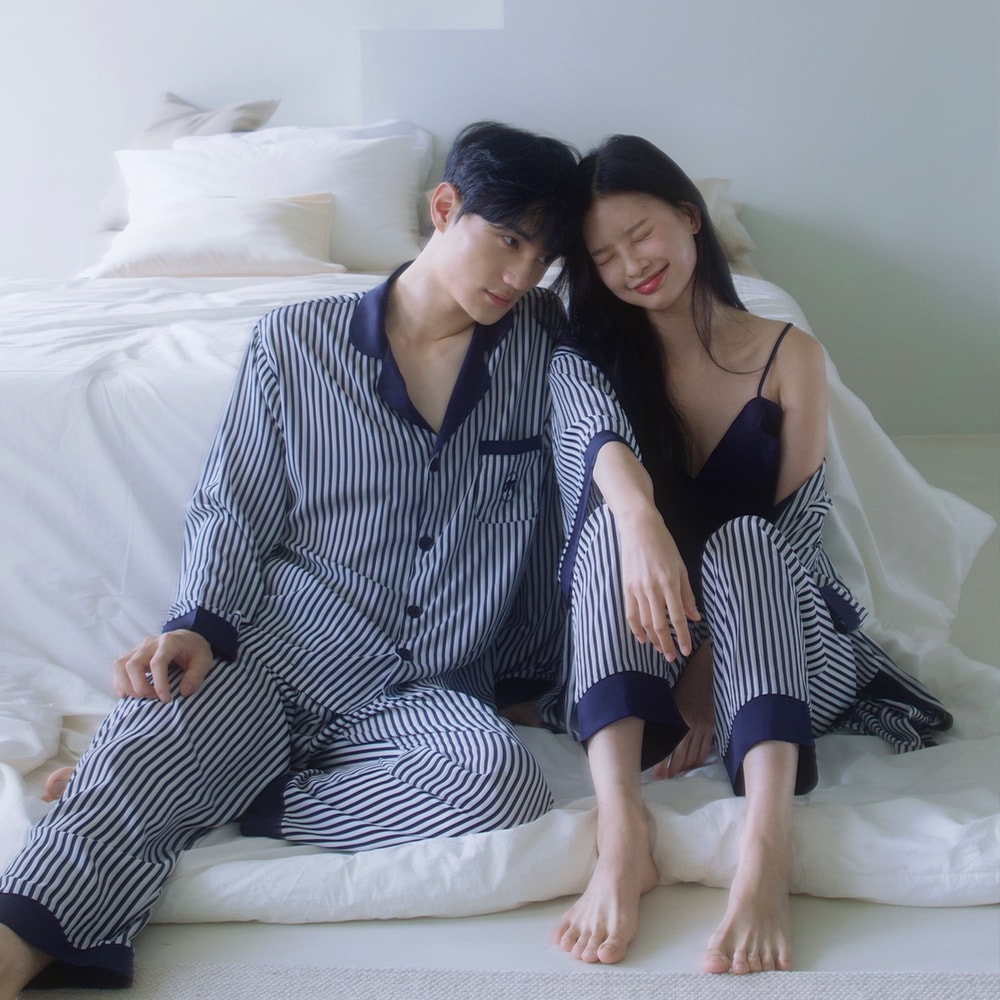 [SET] Elly couple pajamas navy