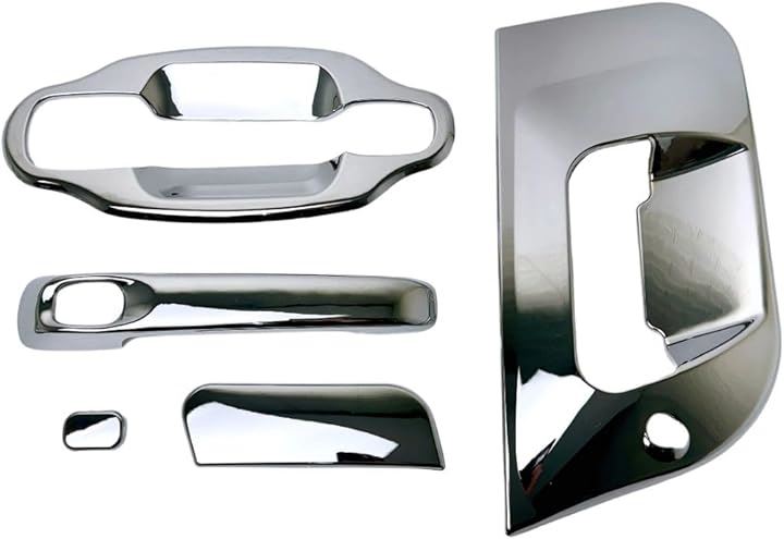 三菱ふそう NEW スーパーグレート 07 / 17スーパーグレート ドアハンドル カバー 5点セット(メッキ)