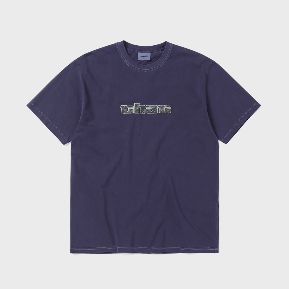 ディス・イズ・ネヴァー・ザート・ビッグ・イニシャル T シャツパープル