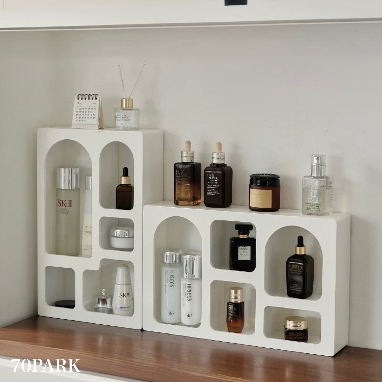 アーチ 仕切り 縦型 横型 ディスプレイ ラック 全4種 収納 香水収納 おしゃれ 韓国インテリア 韓国雑貨 韓国っぽ インテリア雑貨 韓国 70PARK