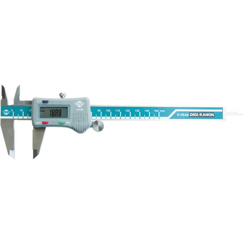 中村製作所　最大値最小値ホールドデジタルピタノギス150mm　EPEAK15
