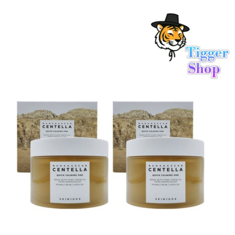 マダガスカル センテラ クイックカーミングパッド 1+1,70枚入,2個