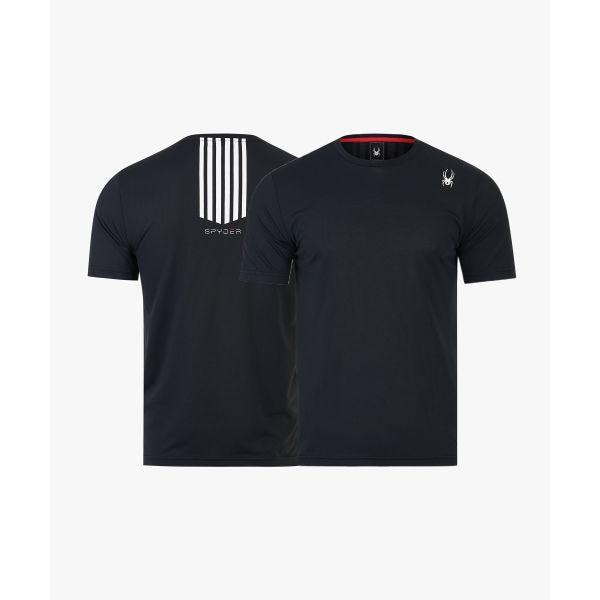 男性ラドパッド半袖TシャツSPJMCNRS202MBLK 660042