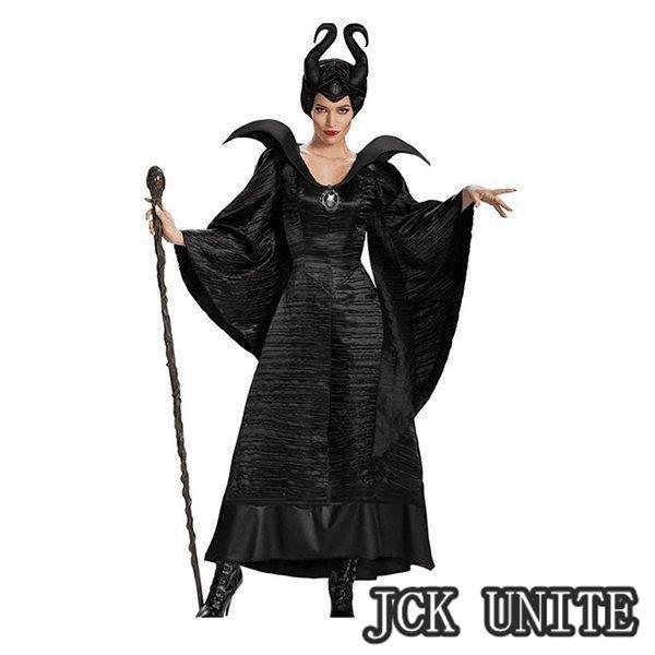 マレフィセント Maleficent jckunite衣装 レディース jckunite仮装 魔女 魔法 女王 大人 眠れる森の美女 パーテイー コスチューム 学園祭 文化祭