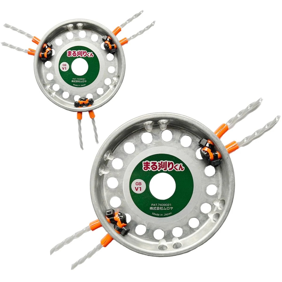 ムロヤ 万能ブラシ草刈り刃 万能強化コード まる刈りくん プロ用強化特殊ナイロンコード使用 (本体) GBV1