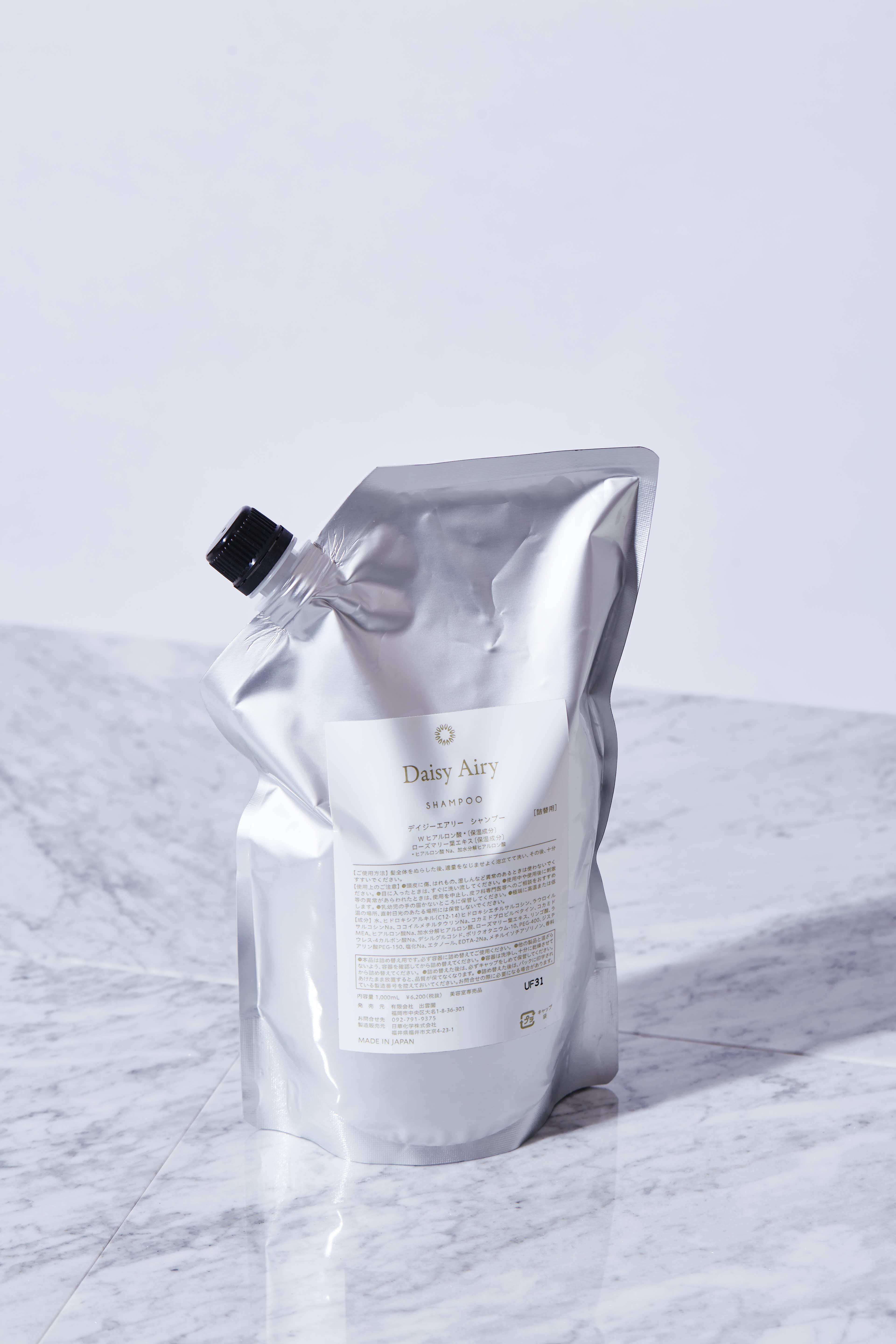 【詰替用】デイジー エアリーシャンプー 1000ml Daisy ヘアケアシャンプー オリジナルシャンプー 美容室専売品 サロンオリジナル 詰め替え つめかえ用 大容量