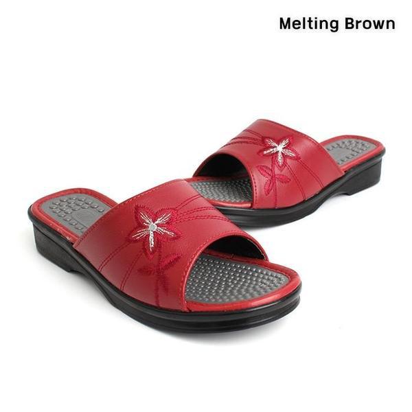 女性カジュアル指圧スリッパ オフィスシューズ 2color