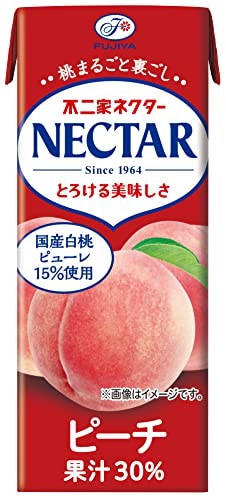 他サイト： 不二家 ネクター ピーチ 200ml×24本 紙パックの商品画像