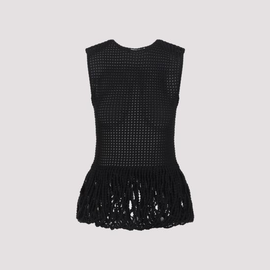 ALAIA Women Tops AA9H1454K181C 995 NOIR ALAIA