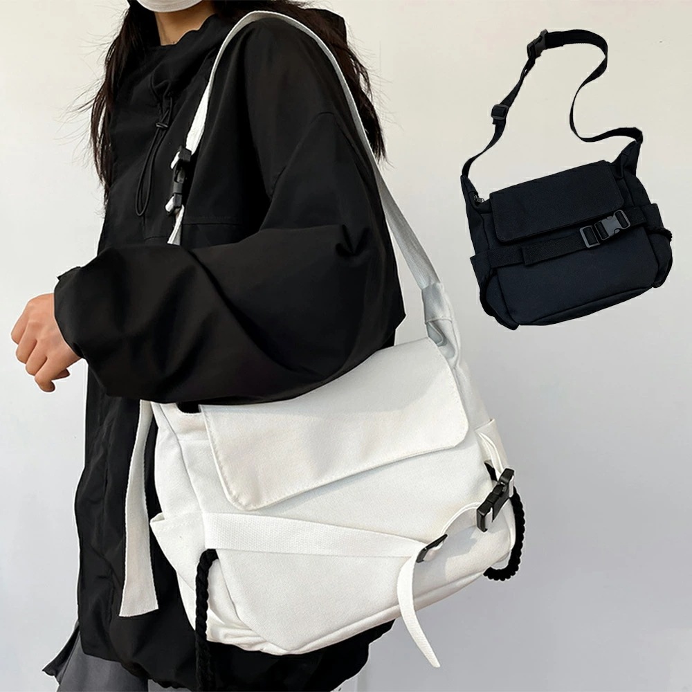 ショルダーバッグ ユニセックス 大容量(T)