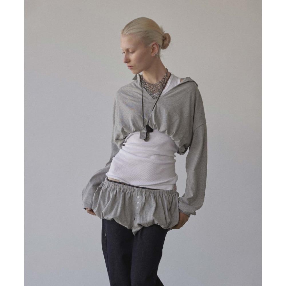 SCULPTOR グッドガールブルマーメランジグレー 8,366円