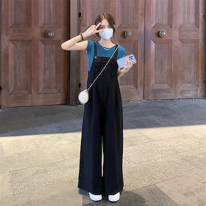 バックパンツ女装新小柄ゆったりカジュアルパンツ
