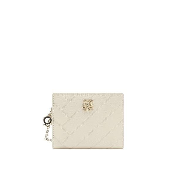 L-QUILTING(エルキルティング) 女性二つ折り財布 SS1FM18IV