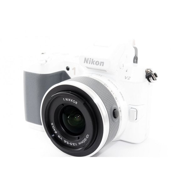 【中古】ニコン Nikon V2 ホワイトレンズキット 美品 SDカード付き