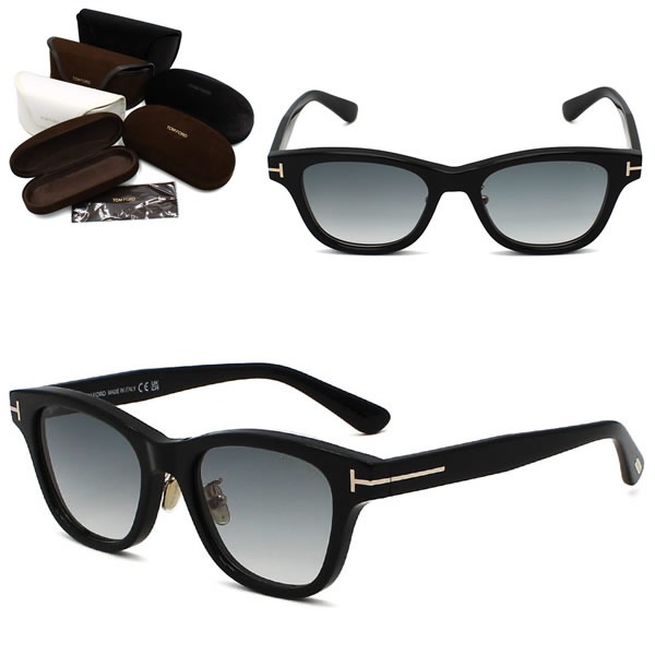 サングラス FT1353-D/S 01C 52 TF1353 サングラス EYEWEAR アジアンフィット ブラック グレーグラデーション ユニセックス