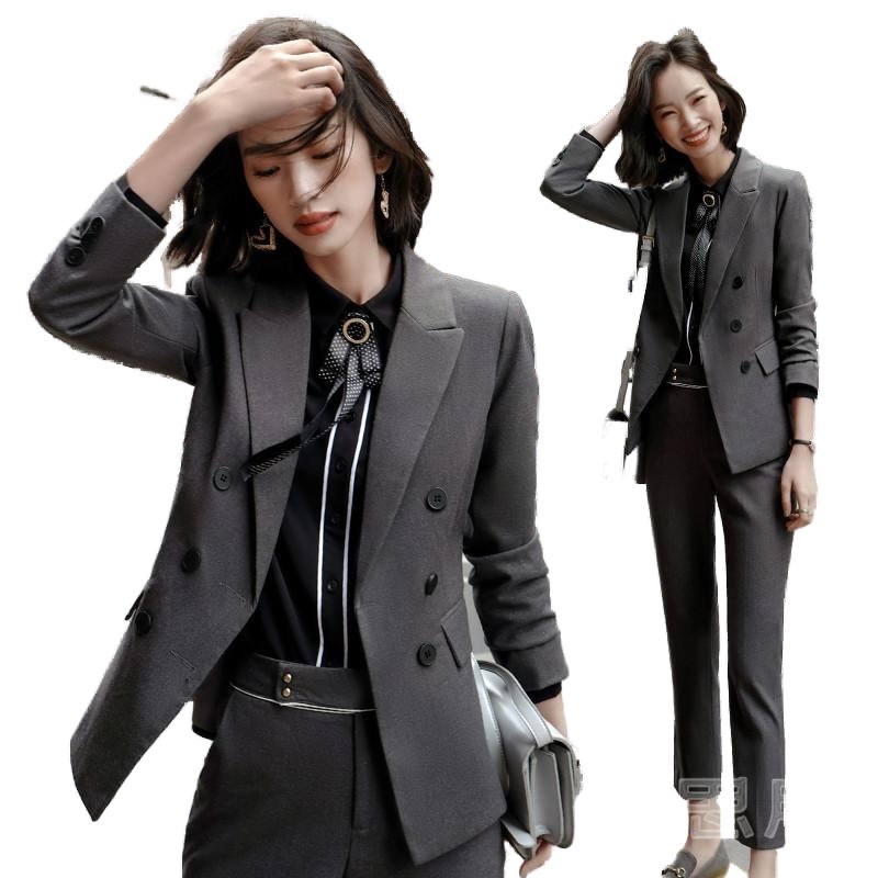 レディーススーツ 2点セット パンツスーツ セットアップ 上下セット スカートスーツ スーツ パンツスーツ 洗える 長袖通勤スーツ セレモニースーツ スーツ-751