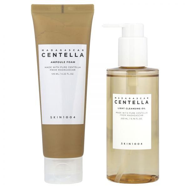 , Madagascar Centella, Double Cleansing Duo, 2 Piece Set