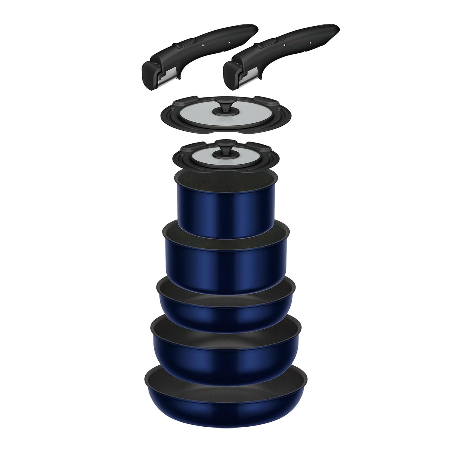 フライパンセット 8点+1 ガス火専用 取っ手のとれる フライパン 取っ手2本セットKSE-8AKHB001 11,388円