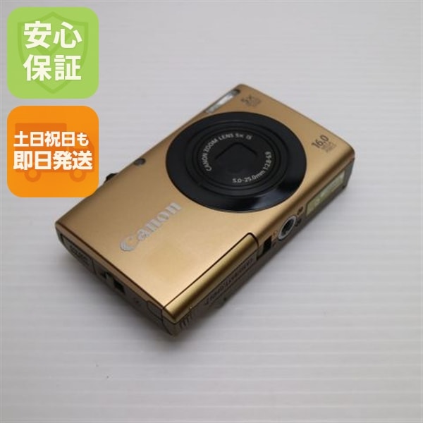 超美品 PowerShot A3400 IS ゴールド デジカメ Canon 123