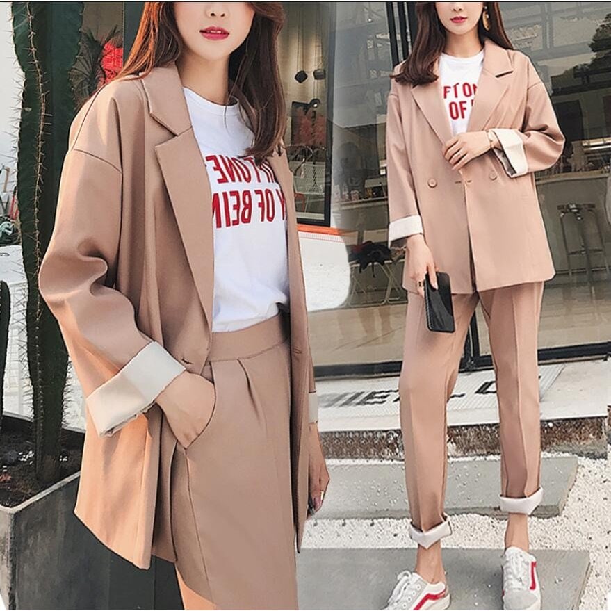レディース2点セット カジュアル ビジネススーツ セットアップスーツ フォーマルスーツ 通勤 OL