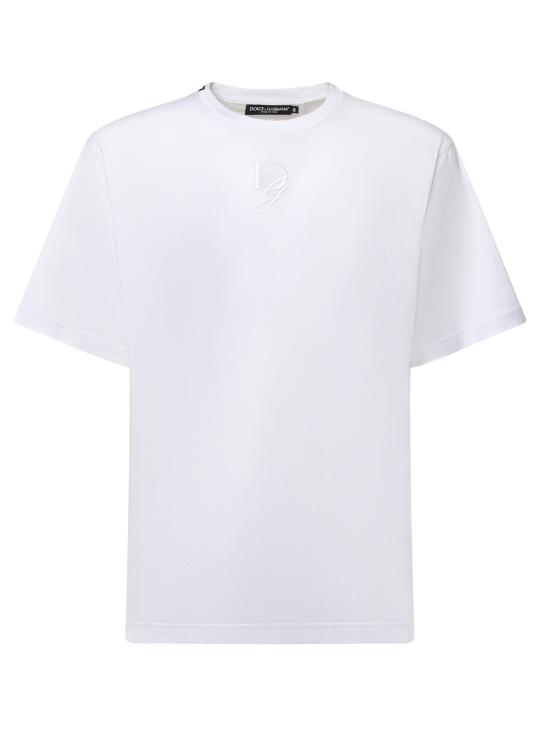 DOLCE & GABBANA Men T-Shirts G8PN9Z G7O4EW0800 White