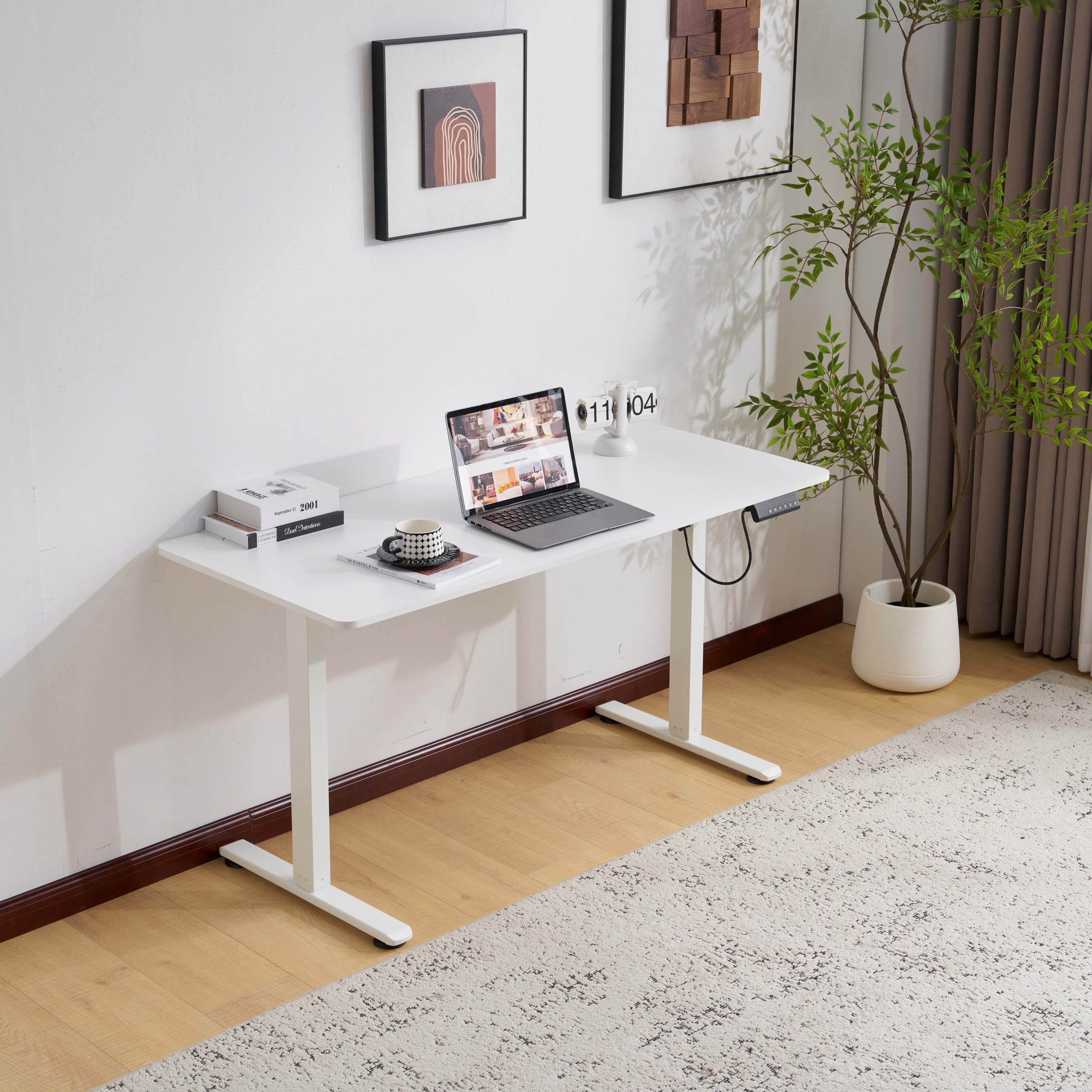 電動昇降デスク スタンディングデスク 電動 幅140cm昇降デスク 昇降式テーブル 昇降式デスク 昇降 高さ調整 リモートワーク デスク 在宅 テレワーク 昇降式 オフィスデスク デスク 机 パソコG