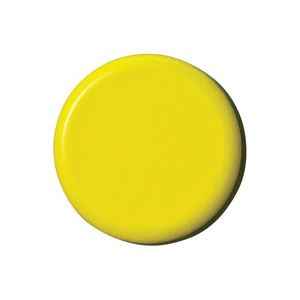 大きい割引 （まとめ）ジョインテックス 強力カラーマグネット 10個【10セ B272J-Y 黄 塗装18mm 筆記具