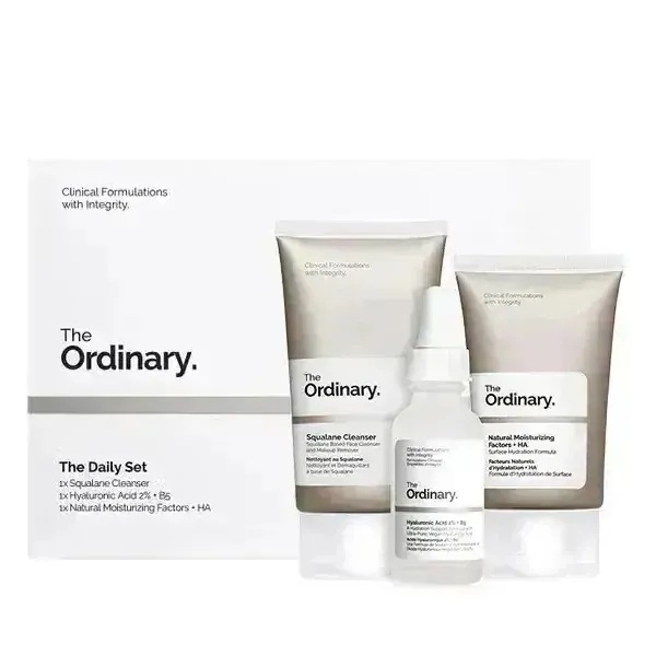 The Ordinary クレンザー + 水分セラム + 保湿クリーム The Daily Set