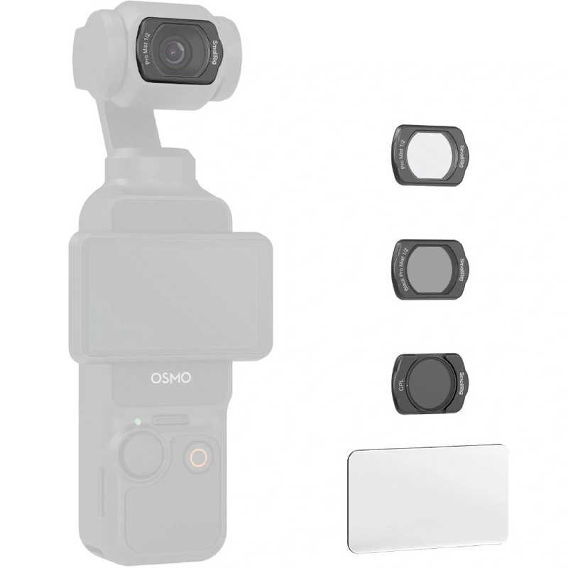 SMALLRIG　DJI Osmo Pocket 3用ブラック/ホワイトミストフィルター＆CPLフィルターセット4775　SR4775