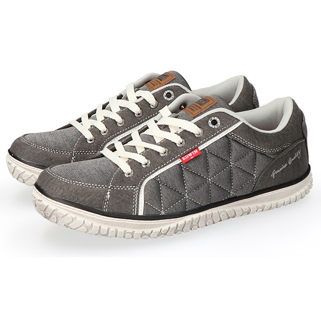 エドウィン スニーカー メンズ ローカット 幅広 軽量 歩きやすい 履きやすい 滑りにくい キルティング カジュアルシューズ EDW-7763 4,851円