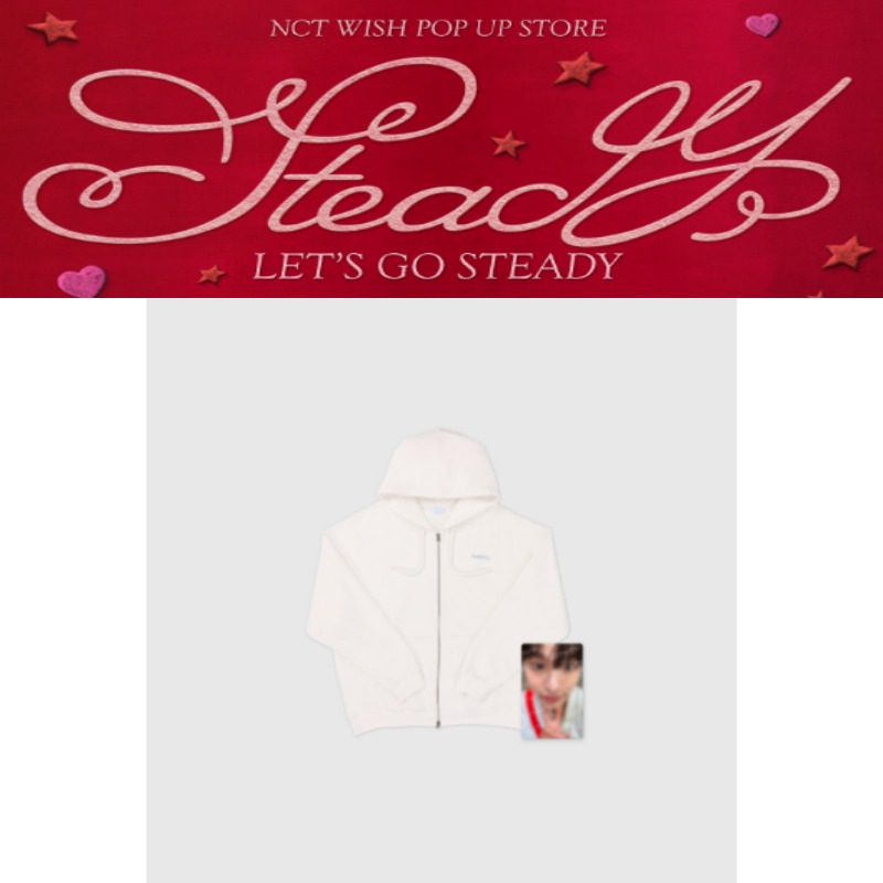 NCT WISH - 01 ZIP UP HOODIE SET / 2024 NCT WISH [LET’S GO STEADY] 1st OFFICIAL MD