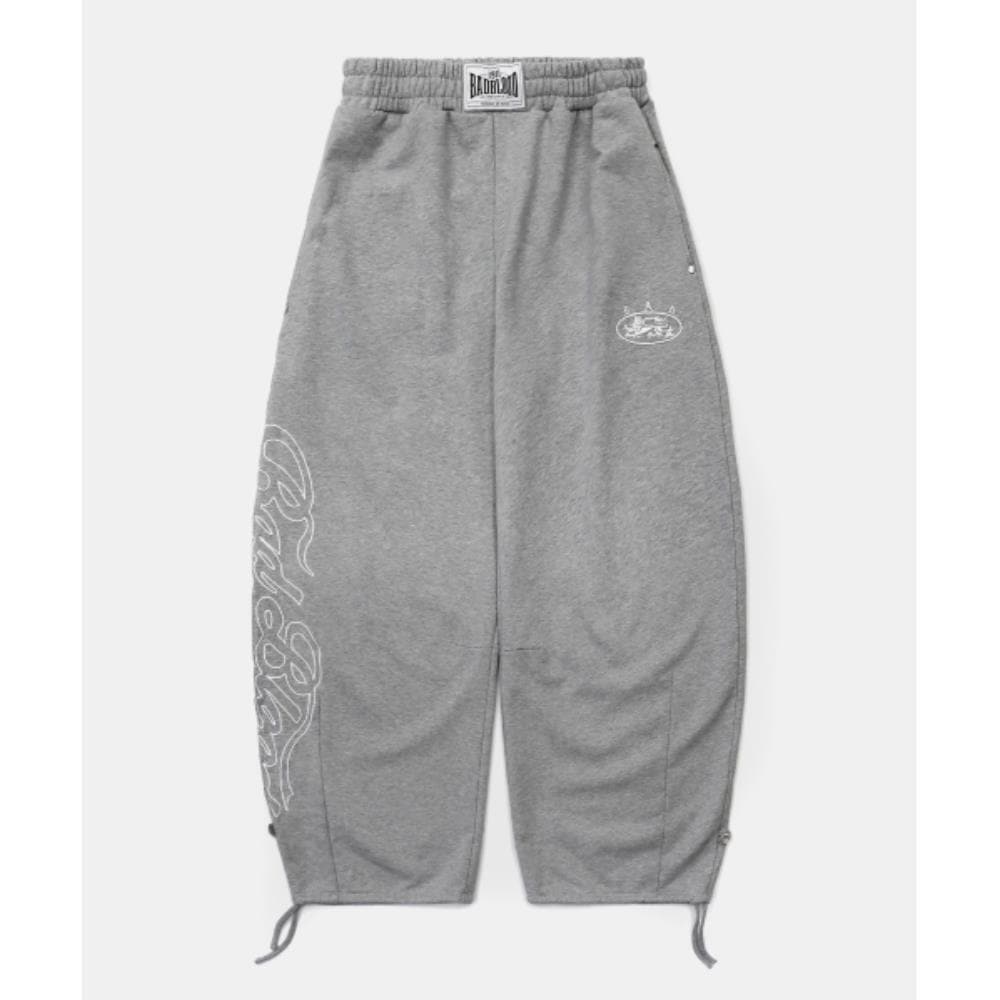 BADBLOOD Mystic Capsule 2 Way Curved Jogger Trousers Gre