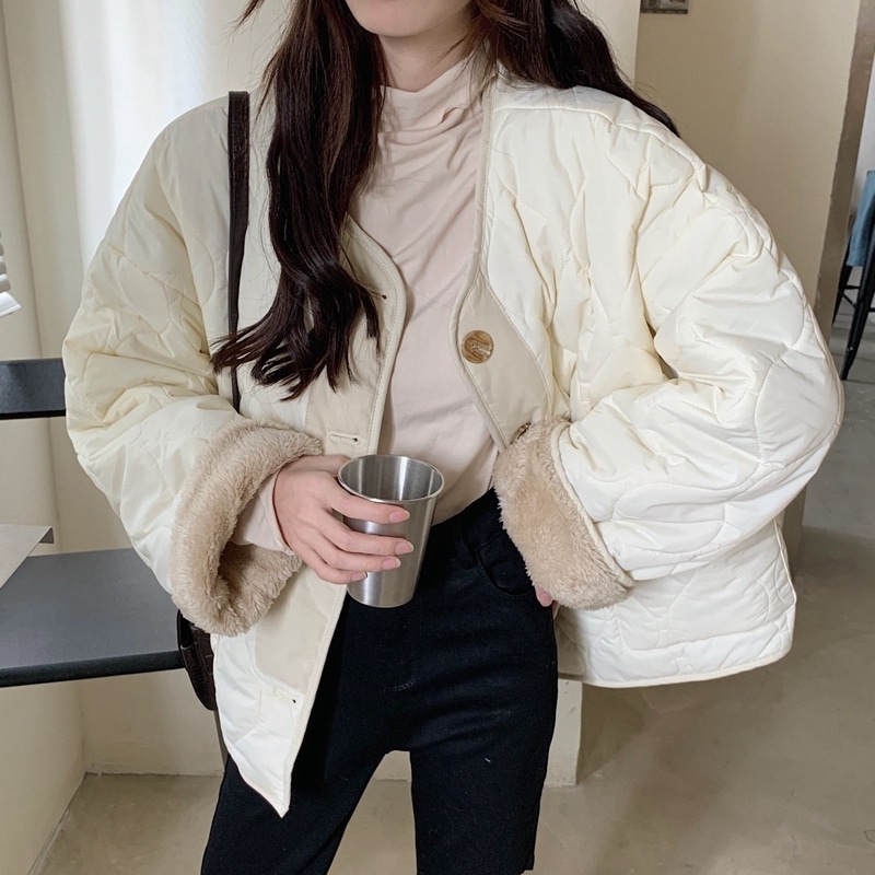 アウター レディース コート ノーカラージャケット 袖あり 長袖 襟なし ボタン ボタンダウン