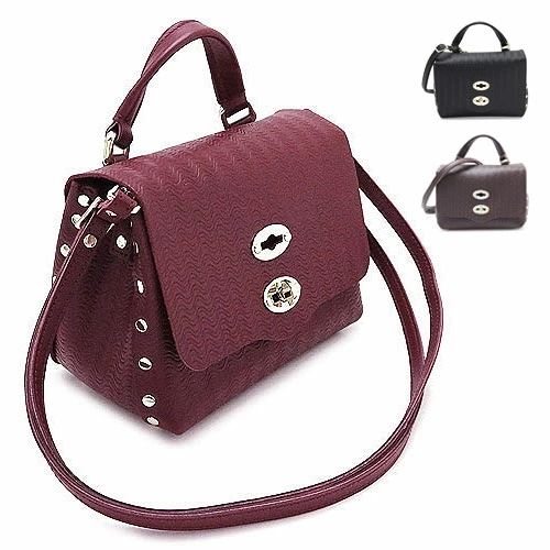 ショルダーバッグ レディース POSTINA BABY 6263 60 ハンドバッグ スタッズ レザー