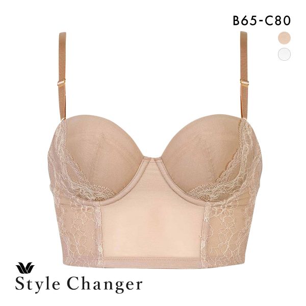 ワコール スタイルチェンジャー 高補整ミドリフ丈ブラ 1/2カップブラジャー BC Wacoal S