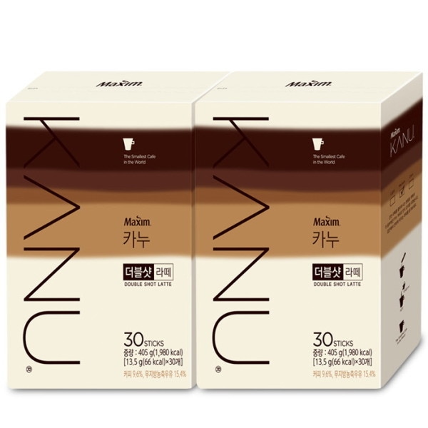 ダブルショットラテ 30Tx2個