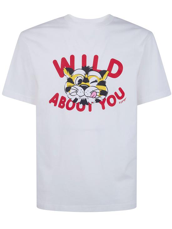KENZO Men Tops FG55TS2064SG 02 LIGHT JERSEY OFF WHITE