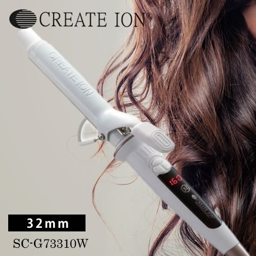 クレイツ イオン エレメアカール 32mm SC-G73310W エレメア コテ ヘアアイロン カールアイロン
