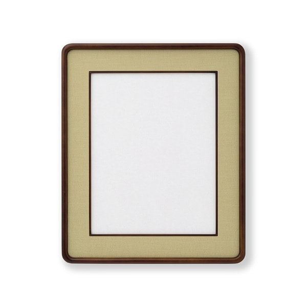 角が丸い 色紙額 隅丸布マット色紙 4号 333×242mm ウグイス 日本製 布マット 木製 フレーム 色紙額縁 額 額縁