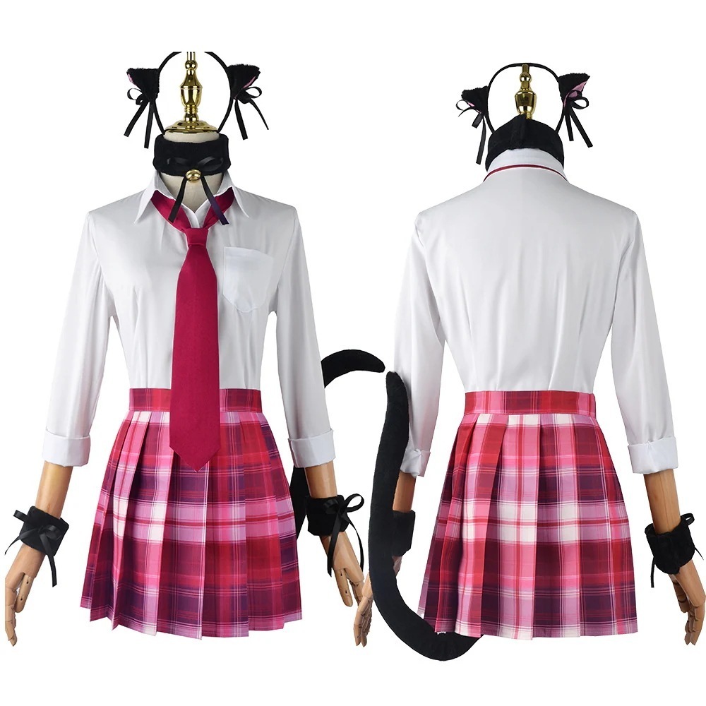 その着せ替え人形は恋をする喜多川海夢 JK制服 ねこ耳 尻尾付き服 コスプレ衣装 変装 仮装 コスチューム