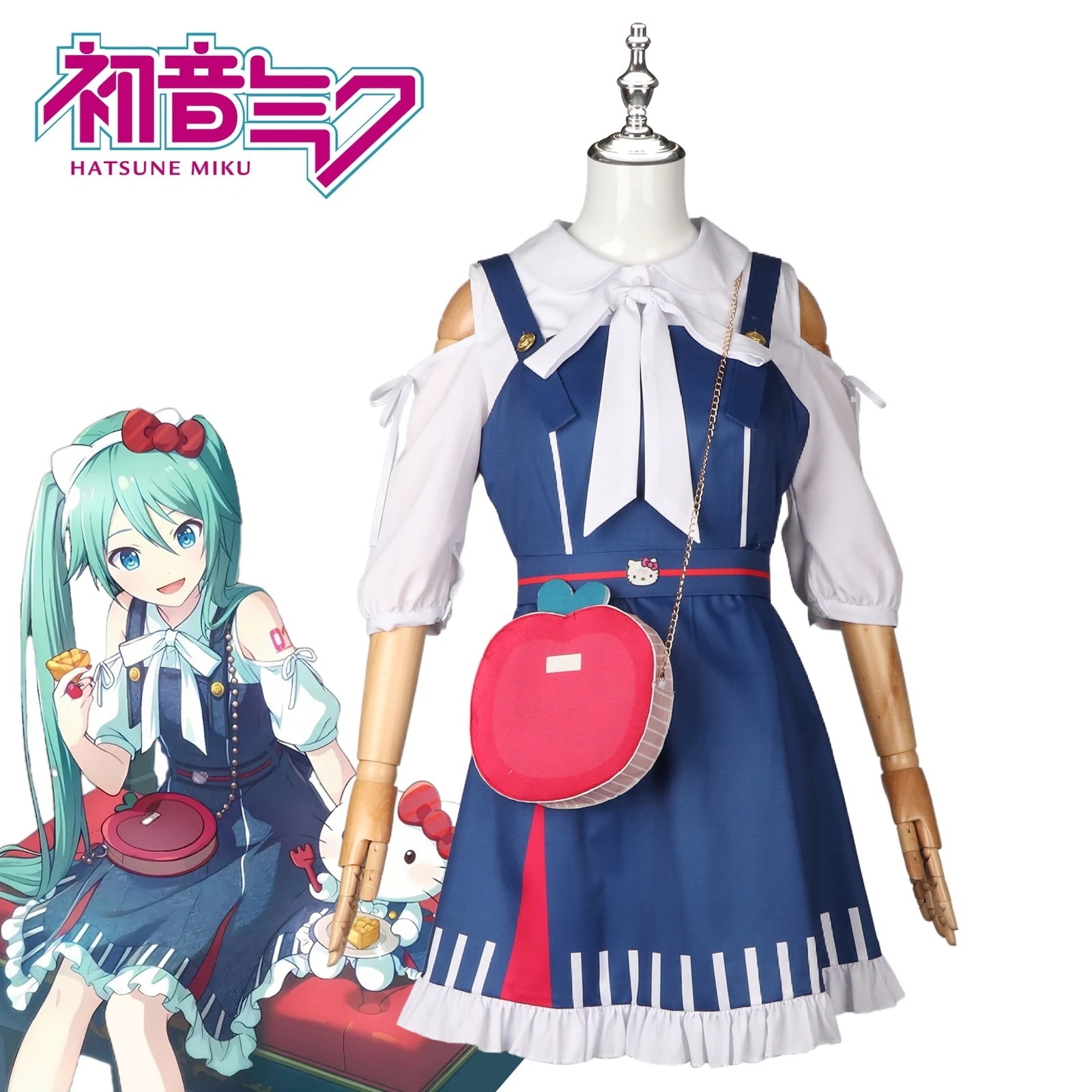 スターマン ユアン 初音 サンリオ リンケージコスチューム カラフルステージ プリンセス風 女性用衣装