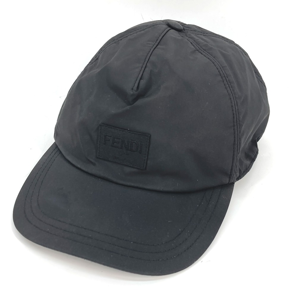 キャップ FXQ788 ロゴ 帽子 キャップ帽 ベースボール ナイロン ブラック
