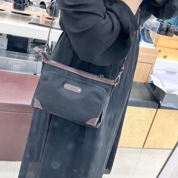 女性用軽量ファブリックカジュアルショルダー兼クロスバッグ EOCSHB831cm 349_GN